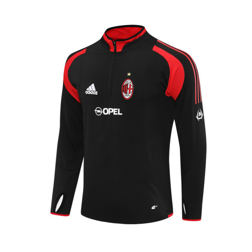 04-05 AC Milan Black Retro Training Suit Top/ 04-05AC米兰复古上衣