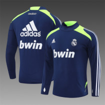 12-13 Real Madrid Blue Retro Training Suit Top/12-13皇马复古上衣