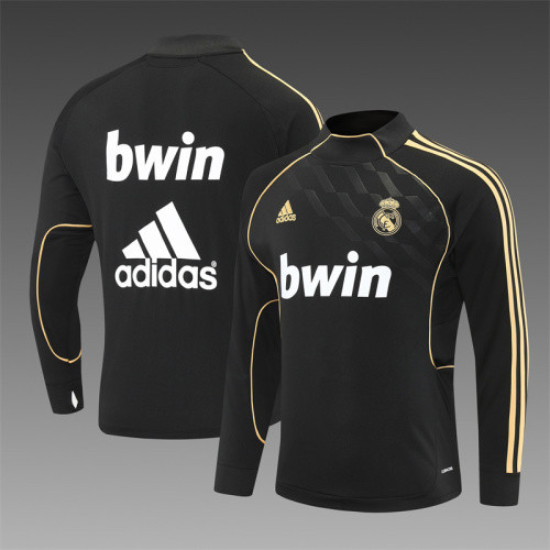 11-12 Real Madrid Retro Training Suit Top/11-12皇马复古上衣
