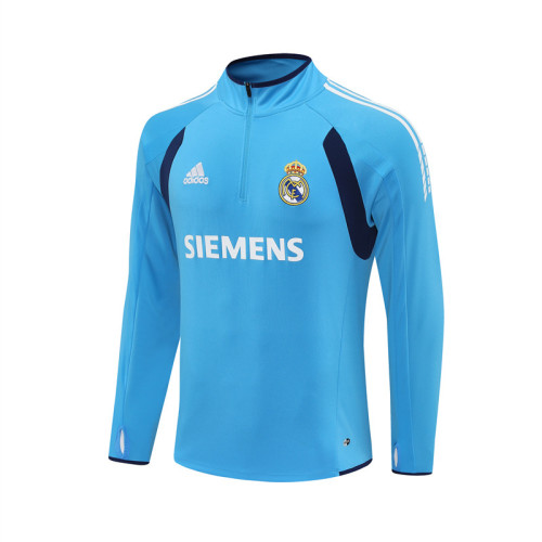 05-06 Real Madrid Retro Training Suit Top/05-06皇马复古上衣