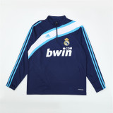 09-10 Real Madrid Retro Training Suit Top/09-10皇马复古上衣