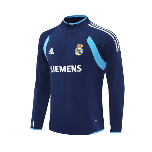 05-06 Real Madrid Retro Training Suit Top/05-06皇马复古上衣