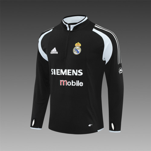 04-05 Real Madrid Retro Training Suit Top/04-05皇马复古上衣