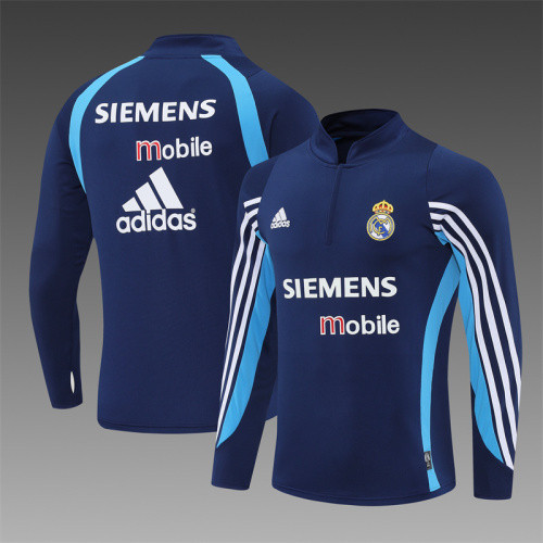 03-04 Real Madrid Retro Training Suit Top/03-04皇马复古上衣