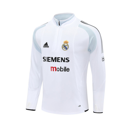 04-05 Real Madrid Retro Training Suit Top/04-05皇马复古上衣