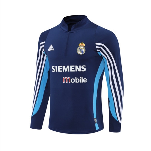 03-04 Real Madrid Retro Training Suit Top/03-04皇马复古上衣