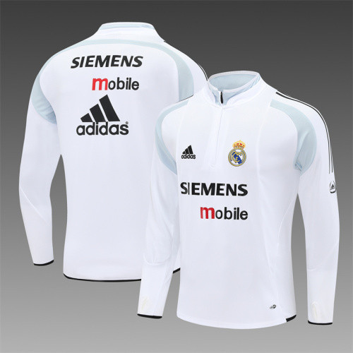 04-05 Real Madrid Retro Training Suit Top/04-05皇马复古上衣