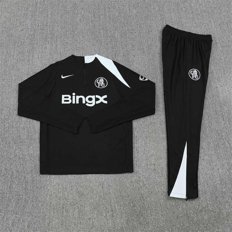 25-26 Chelsea Black Player Training Suit