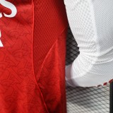 25-26 Arsenal Home Long Sleeve Player Jersey/ 25-26阿森纳主场长袖球员