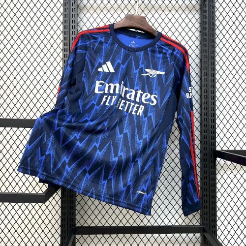25-26  Arsenal Away Long Sleeve Fans Jersey/ 25-26 阿森纳客场球迷长袖