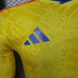 2026 Colombia Home Player Long Sleeve Jersey/2026 哥伦比亚主场球员长袖