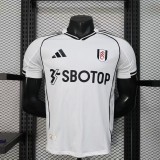 25-26 Fulham Home Player Jersey/ 25-26 富勒姆主场球员版