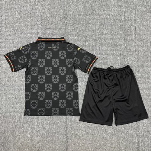 2026 Portugal Black Kid Kit/ 2026葡萄牙特别版黑色童装
