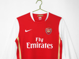 06-07 Arsenal Home Retro Long sleeve Jersey/06-07阿森纳主场长袖