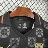 2026 Portugal Black Women Jersey/2026 葡萄牙黑色女装