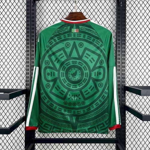 2026 World Cup Mexico Home Fans Long Sleeve Jersey/ 2026 墨西哥主场球迷长袖