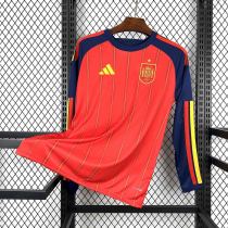 2026 Spain Home Fans Long Sleeve Jersey/ 2026 西班牙主场球迷版长袖