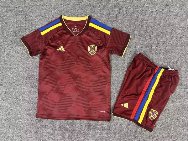 2026  Venezuela Home Kid Kit/ 2026 委内瑞拉主场童装