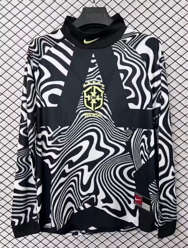 2026 Brazil Goal Keeper Long Sleeve Jersey/ 2026 巴西守门员长袖
