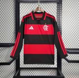 26-27 Flamengo Home Fans Long Sleeve Jersey /26-27 弗拉门戈主场球迷长袖