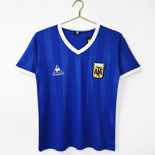 1986 Argentina Away Retro Jersey/1986阿根廷客场