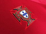 2018 Portugal Home Retro Long Sleeve Jersey/2018葡萄牙主场长袖