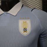 2026 Uruguay Home Player Long Sleeve Jersey/ 2026 乌拉圭主场球员版长袖