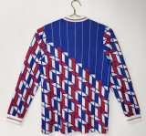 1989-1990 AX Away Retro Long Sleeve Jersey/89-90阿贾克斯客场长袖