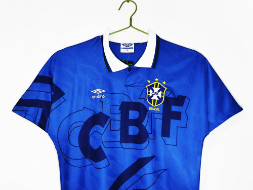 1992 Brazil Away Retro Jersey/1992 巴西客场