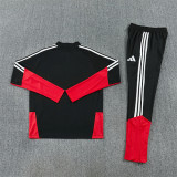 2026 Germany  Black Training Suit/2026 德国黑色半拉训练服