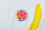 2026 COL White Training Suit/2026 哥伦比亚白色半拉训练服