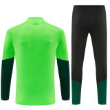 2026 Mexico Green Training Suit/2026 墨西哥绿色半拉训练服