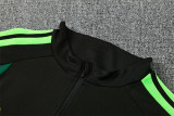 2026 Mexico Black Training Suit/2026 墨西哥黑色半拉训练服