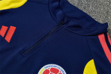 2026 COL Blue Training Suit/2026 哥伦比亚蓝色半拉训练服