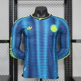 2026 Colombia Away Player Long Sleeve Jersey/2026 哥伦比亚客场球员版长袖