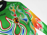 1998 Japan Green Flame Goalkeeper Retro Long Sleeve Jersey/1998日本守门员长袖