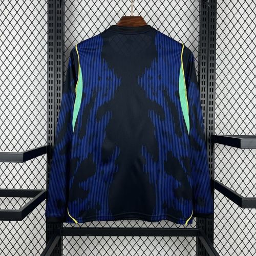 2026 Brazil Away Fans Long Sleeve Jersey/2026 巴西客场球迷版长袖