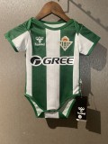 25-26 Real Betis Home Baby Clothing/25-26贝蒂斯主场婴儿装