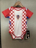 2026 Croatia Home Baby Clothing/2026克罗地亚主场婴儿装