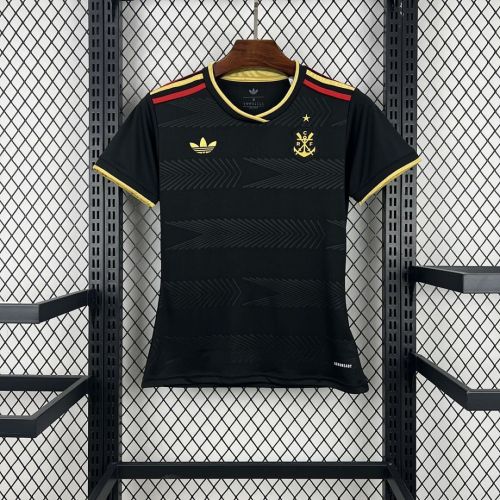 25-26 Flamengo Black Training Woman Jersey/25-26弗拉门戈女装