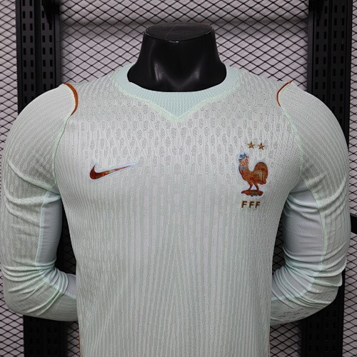 2026 France Away Long Sleeve Player Jersey/2026 法国客场球员版长袖