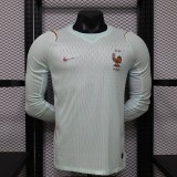 2026 France Away Long Sleeve Player Jersey/2026 法国客场球员版长袖