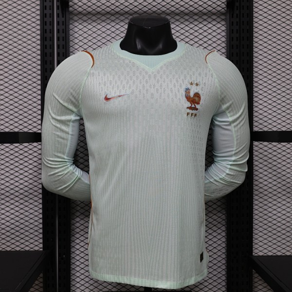 2026 France Away Long Sleeve Player Jersey/2026 法国客场球员版长袖