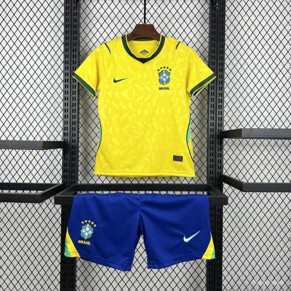 2026 Brazil Home Kid Kit/ 2026巴西主场童装