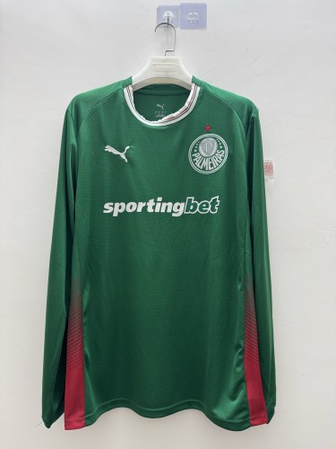 26-27 Palmeiras Home Long Sleeve Fans Jersey/26-27帕尔梅拉斯主场长袖，球迷版
