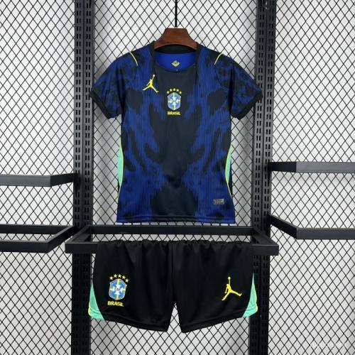 2026 Brazil Away Kid Kit/ 2026巴西客场童装