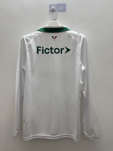 26-27 Palmeiras Away Long Sleeve Fans Jersey/26-27帕尔梅拉斯客场长袖，球迷版