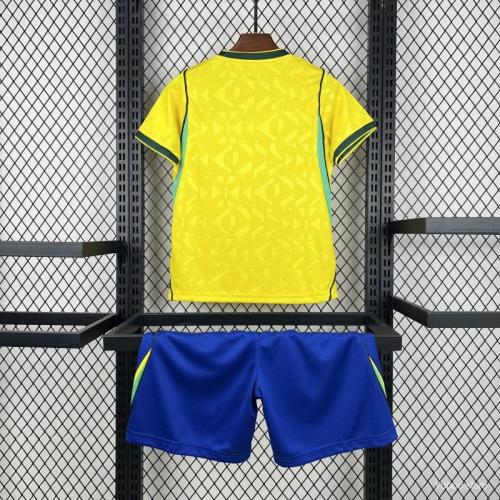 2026 Brazil Home Kid Kit/ 2026巴西主场童装