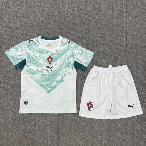 2026 Portugal Away Kid Kit/ 2026葡萄牙客场童装