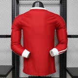 25-26 Manchester United Long Sleeve Fashion Jersey/ 25-26 曼联长袖休闲服